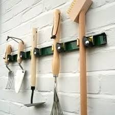 Support Mural A Outils 75cm 5 Clips Abri De Stockage Support Mural Outils De Jardin