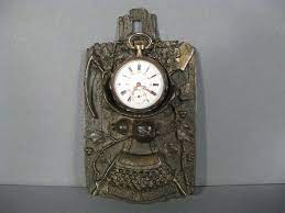 Porte Montre A Gousset Porte Montre Ancien En Bronze Porte Montre Vignes Gousset Montre Montre Gousset