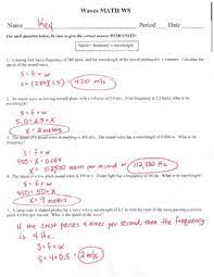 Calculating wave speed problems and answer key the wave speed equation. Wave Speed Worksheets Teaching Resources Teachers Pay Teachers