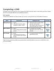 After you finish completing a 1040 blank, remember to sign it for certification. Calculate Completing A 1040 Answer Key Personal Finance 4 Assess Docx Module 4 Assessment Calculate Completing A 1040 The 1040 Is The Form To Complete Federal Income Tax Returns Part I