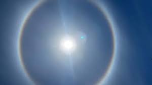 This phenomenon occurs when sunlight gets refracted into millions of hexagonal ice crystals suspended in the air. Have You Seen The Halo Around The Sun