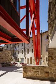 Banca Del Monte Dei Paschi Di Siena Colle Di Val D Elsa Italy Architects Giovanni Michelucci And Bru Steel Structure Buildings Building Design Architecture