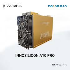 The mining rig integrates with asrock h81 pro btc motherboard with 60gb ssd disk. Innosilicon A10 Pro 720mh S Eth Miner Sesterce Mining