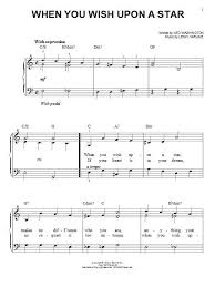 When You Wish Upon A Star Easy Piano Sheet Music Google Search Piano Music Sheet Music Sheet Music Notes