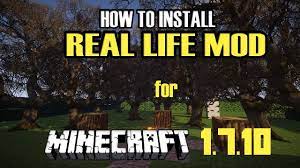 Maybe you would like to learn more about one of these? How To Install Minecraft Real Life Mod For Minecraft 1 7 10 Youtube