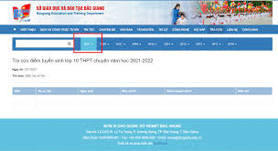 Trong thời gian này, mọi học sinh đều có tâm trạng hồi hộp, chờ mong kết quả thi của mình ra sao. Cong Bá»' Ä'iá»m Tuyá»n Sinh Lá»p 10 NÄm Há»c 2021 2022 Chi Tiáº¿t Tin Tá»©c Ubnd Tá»nh Báº¯c Giang