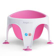 The soft plastic is also designed to heat up gently to warm baby's skin. Angelcare Soft Touch Baby Bath Seat Pink Playtime Bathtime From Babybabyonline Co Uk Uk