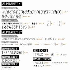 This won't support 2 digit numbers. Buy Letter Stencils Large Cursive Block Alphabet Number Symbol Painting For Wood Wall Reusable Template Art Chalkboard Sign Set At Affordable Prices Free Shipping Real Reviews With Photos Joom