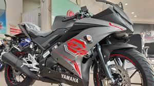 Black, thunder grey, racing blue, dark knight. All New Yamaha R15 V3 Bs6 Racing Blue Walkaround First Look Youtube