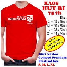 Untuk dapat mengikuti tutorial kali ini, terlebih dahulu anda download materi desain pada link dibawah adapun langkah desain spanduk hut ri 75 sebagai berikut : Jual Kaos Baju Hut Ri 75 Thn Merah Jakarta Selatan Sablon Kaos Mania Tokopedia