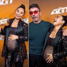 Talent - FIRST WORDS - AGT winner Jessica Sanchez revealed the first words  Simon Cowell said to her after the AGT finale. Now 9 months pregnant,  Sanchez says she hopes her journey