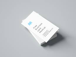 Folded Business Card Free Mockup Free Mockup
