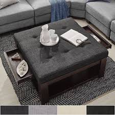 The lokatse home modern coffee table ottoman is an affordable and functional product that has a spacious top. Ottoman Coffee Table Ideas It S Time To Go Hybrid