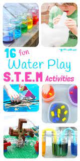 These stem activities for kindergarten are the perfect way to introduce stem to the youngest learners! 16 Exciting Water Play Stem Projects Stem Projects For Kids Summer Activities For Kids Stem Activities