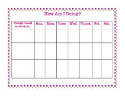 At Home Behavior Chart