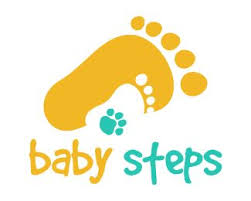 baby steps logo design this logo design is of footsteps of a pet animal children and the man in a very creative style usin baby steps food animals baby icon
