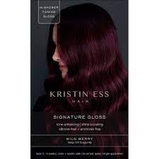 Kristin Ess Signature Hair Gloss Wild Berry Hair Gloss Wine Hair Silver Blonde Hair