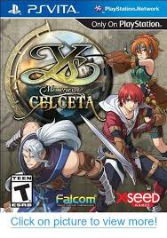 Ys Memories Of Celceta Ps Vita Digital Code Ps Vita Games Playstation Online Video Games