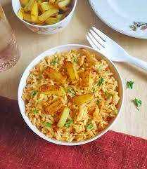 Potato Rice Potato Fried Rice Indian Recipes Blogexplore Recipe Indian Food Recipes Easy Rice Recipes Health Dinner Recipes