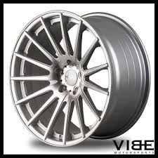 20 Inch Black And Silver Rims 20 Miro 110 Silver Concave Wheels Rims Fits Infiniti G35 Coupe Wheel Rims Wheel Miro Wheels