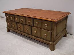 Apothecary Ducks Unlimited Coffee Table W Natural Top Coffee Table Home Decor Table