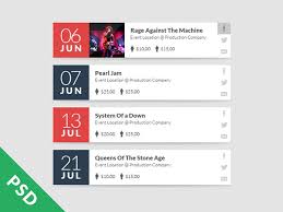 Event List Free Download Psd Dlpsd Event Calendar Template Event Calendar Calendar Template