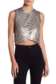 Remie Sequin Crop Top