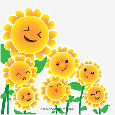 Handpainted Cartoon Cute Sunflower Flower Element Hand Painted Cartoon Cute Png And Vector With Transparent Background For Free Download Sunflower Flower Simple Cartoon Hand Painted
