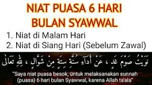 Karena puasa enam hari di bulan. Niat Puasa 6 Enam Hari Bulan Syawal Cute766