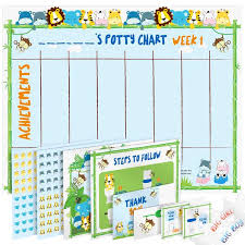 Potty Training Chart For Toddlers Reward Your Child Sticker Chart 4 Week Chart
