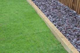 (pine) $250 to $350 per square metre: Wooden Sleeper Garden Edging