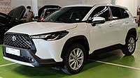 The 2022 toyota corolla cross uses the same basic platform as the corolla sedan, but the two are almost nothing alike visually, and the new crossover is 3 inches taller and sports an suv. Toyota Corolla Cross Wikipedia