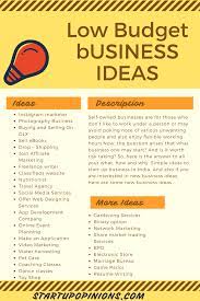 50 Business Ideas For Small Business Development Low Budget Business Ideas Best Small Business Ideas Business Ideas For Beginners
