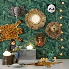 Une superbe chambre mixte blanc/mint. Idee Deco Chambre Enfant Une Chambre Jungle Blog Maman Deco