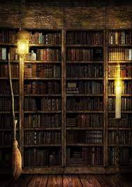 Vintage Bookshelf Backdrop Halloween Photo Background Wall Decor Bedroom Modern Rustic Homes Tapestry Wall Hanging