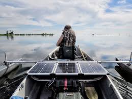 Solar panels can keep your trolling motor battery fully charged and maintain it for future use. Solar Powered Outrigger Canoe