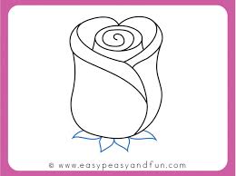 Feel free to explore, study and enjoy paintings with paintingvalley.com How To Draw A Rose Easy Step By Step For Beginners And Kids Easy Peasy And Fun
