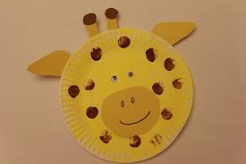 Letter Of The Week G Making A Giraffe Craft For Kids Out Of A Paper Plate Cute Diy Project Okul Oncesi Elisi Faaliyetler Sanat