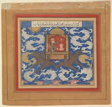 Met Islamic Art Kai Kavus Attempts To Fly To Heaven Folio From A Shahnama Book Of Kings By Abu L Qasim Illustrated Manuscript Medieval Art Islamic Art