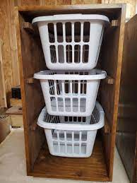 3 Tier Wooden Basket Holder Etsy Wooden Laundry Hamper Laundry Room Baskets Diy Laundry Basket