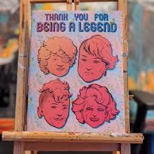 Thank You for Being a Legend A Golden Girls Coloring Book Featuring Betty  White Downloadable PDF