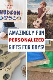 They're adorable keepsakes and entertaining toys, especially here's another keepsake box that's a sweet personalized baptism gift for a baby boy or girl. Amazingly Fun Personalized Gifts For Boys