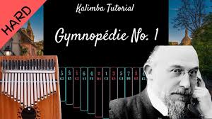 Gymnopedie No 1 Erik Satie Kalimba Tutorial Hard Youtube Erik Satie Tutorial Easy Youtube