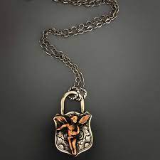 Angel Lock Necklace | Ebru Jewelry | Wolf & Badger