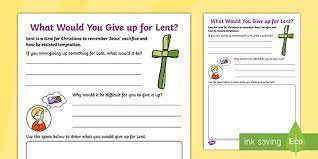 Most of you responded with what's lent?, is there a prize sandy told us i'm giving up cups of coffee. Lent Worksheet Ks1 Lent Worksheet Teacher Made