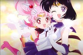 Sailor Chibi Moon & Sailor Saturn - Sailor Moon Eternal Movie Artwork :  r/sailormoon