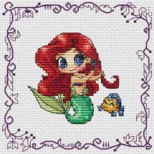 5 out of 5 stars. Les Petites Croix De Lucie Baby Princess Ariel Cross Stitch Pattern 123stitch