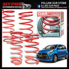 Barang sangat2 cun tanpa defect. Gab Sport Spring Perodua Myvi 2005 2016 Red Ulasan Penarafan Dan Harga Terbaik Di Kl Selangor Dan Malaysia Snachetto Com