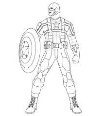 10 amazing captain america coloring pages for your little one