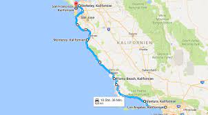 Our Itinerary On Highway 1 From Los Angeles To San Francisco Road Trip California Trip
